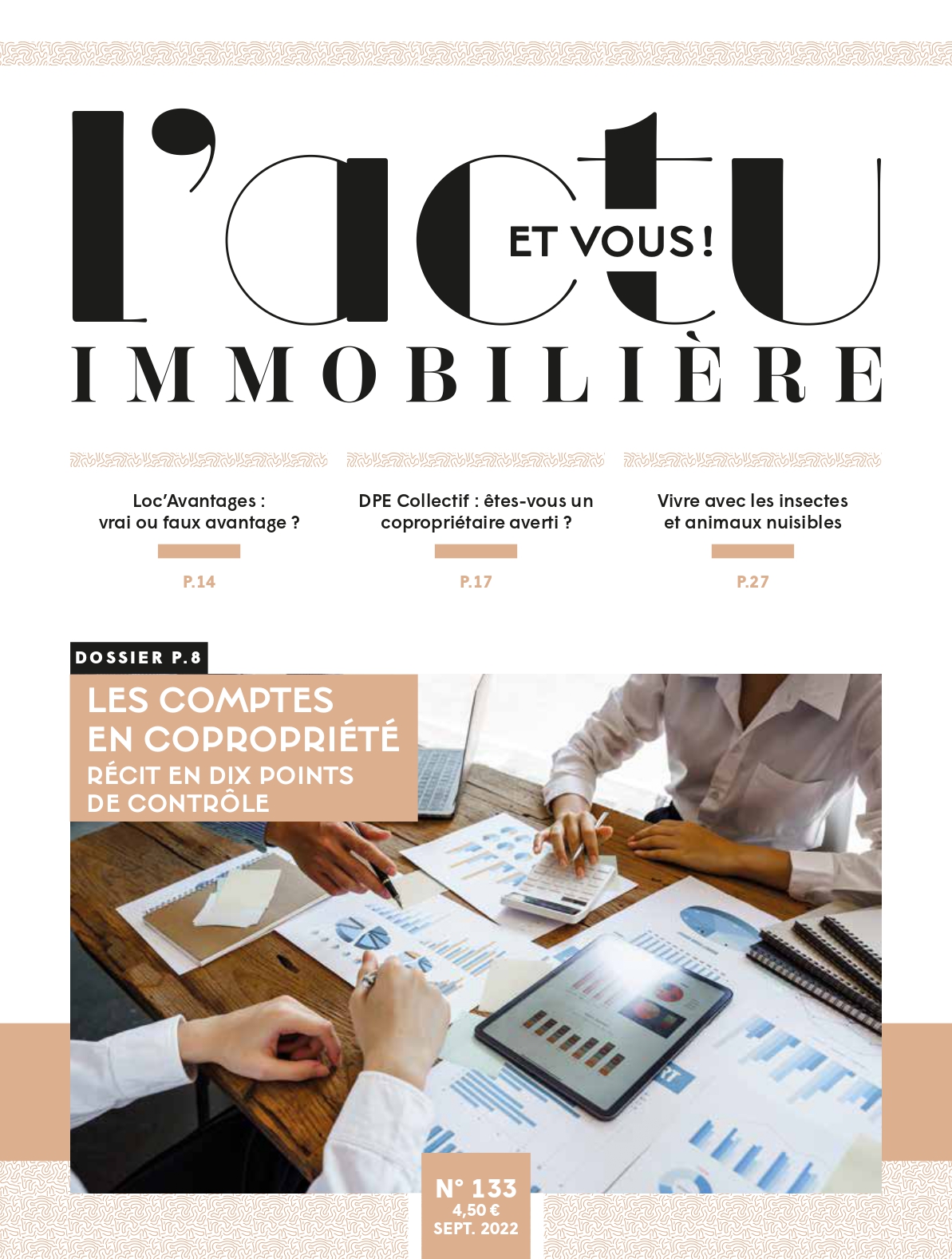 Revue locale L'ACTU Immobilière et vous !